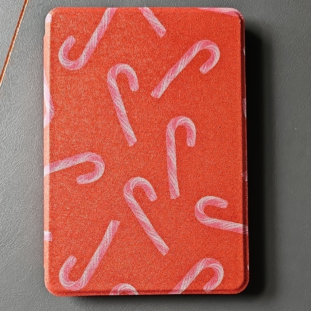 Candy Cane Patterned Kindle Case